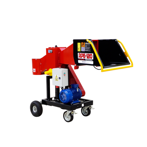 Špalíkovač S ELEKTRICKÝM MOTOREM MODEL RPE-120 (11 KW) + PODVOZEK PRO RUČNÍ PŘEPRAVU 