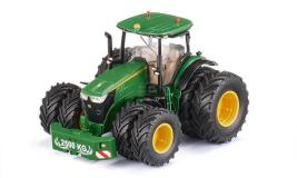 John Deere 7290R s dvojitými koly, bluetooth ovládací aplikací a dálkovým ovládáním