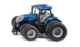 New Holland T7.315 s dvojitými koly a bluetooth ovládací aplikací